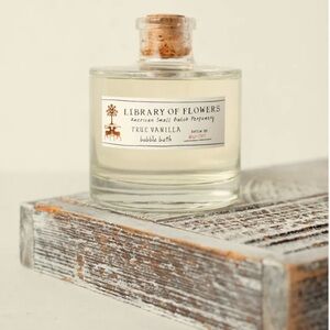 Library of Flowers True Vanilla  mini bubble bath / retired size - New/sealed
